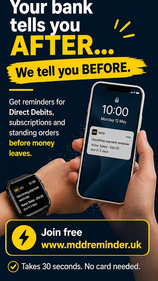My Direct Debits – Direct Debit Reminder App | Track Your Payments