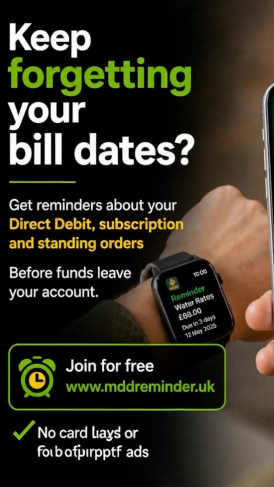 My Direct Debits – Direct Debit Reminder App | Track Your Payments